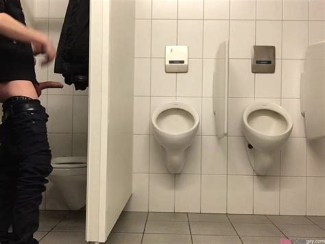 Pissing In The Men S Room Not In The Urinals But First A