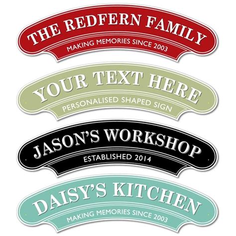 jaf graphics personalised vintage style sign