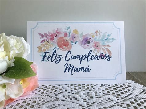 printable happy birthday cards  spanish  spanish birthday