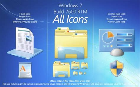7 Colecciones De Iconos Con Los Diseños De Windows Seven