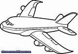 Pesawat Mewarnai Sketsa Terbang Kendaraan Transportasi Mysha Udara sketch template