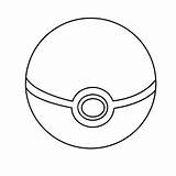 Pokeball Pokemon Pikachu Poke Balls Circle Hellokids sketch template