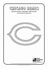 Coloring Pages Nfl Football Logos Bears Cool Bills Chicago Buffalo Teams American Logo Team Sheets National Clubs Kids Print Bay sketch template
