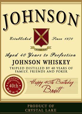 personalized whiskey label findgiftcom