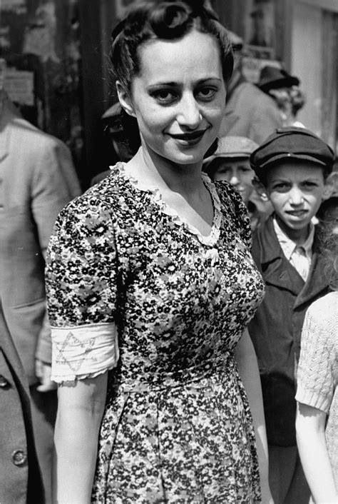 Portrait Of A Well Dressed Jewish Woman On A Street In The Warsaw