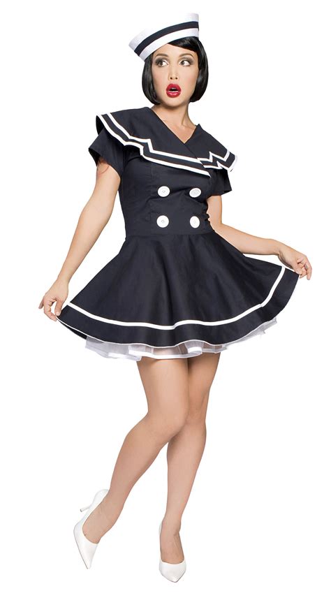 Adult Pinup Captain Women Sailor Costume 58 99 The Costume Land