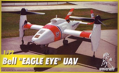bell eagle eye uav  unicraft fantastic plastic models