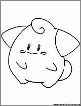 Coloring Pokemon Pages Togepi Cleffa Fairy Fun Colouring Color Getcolorings Flabebe sketch template