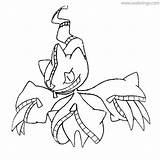 Pokemon Mega Coloring Pages Banette Printable Evolved Gallade Print Victini Color Drawing Coloriage Info Pokémon Type Getcolorings Drawings Getdrawings Xcolorings sketch template