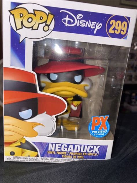 funko pop previews px vinyl figure 299 disney negaduck darkwing duck