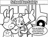 Safety Bus School Coloring Pages Colouring Sheets Elementary Books Kids Line Rule Resolution Rules Medium sketch template