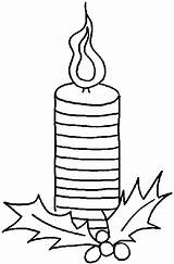 Candle Coloring Pages Paschal Melting Template sketch template