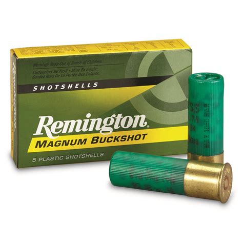 remington  magnum  gauge   buckshot  pellets  rounds   gauge shells