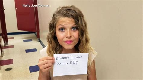 we re not a threat transgender teen shares powerful message on bullying video abc news
