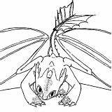 Dragon Train Coloring Pages Crawling Fury Astrid Nadder Pet Night sketch template