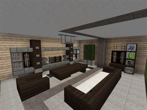 modern living room designs minecraft map