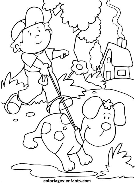 coloring dog  girl dogs kids coloring pages