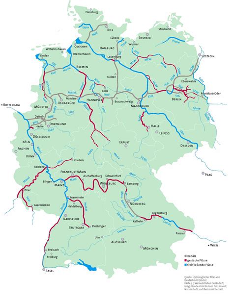 waterways  germany maps   web
