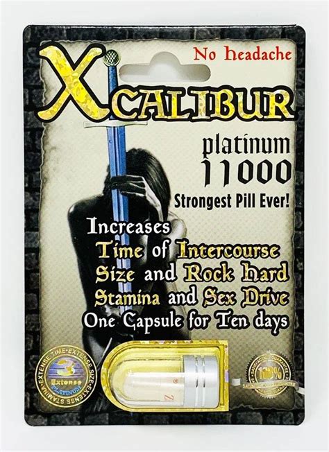 xcalibur platinum 11000 male sexual performance enhancement pill