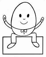 Humpty Dumpty Coloring Pages Drawing Clipart Easy Print Printable Color Clip Cliparts Colouring Library Wall Sat Getdrawings Kids Popular Simple sketch template
