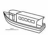 Kapal Mewarnai Sketsa Pesiar Laut Perahu Transportasi Alat Tk Paud Marimewarnai Karet Template Layar Kendaraan sketch template