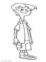 Coloring Pages Ferb Phineas Printable Jeremy Valentine Previous sketch template