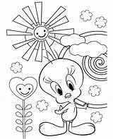 Coloring Tweety Topcoloringpages Book Books Print sketch template