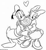 Donald Duck Coloring Pages Daisy Desicomments Friend Disney Valentine Popular Desi Cartoons Gif sketch template