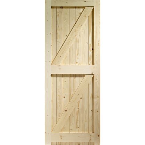 xl joinery external softwood pine boarded frame ledged braced shed door door superstore