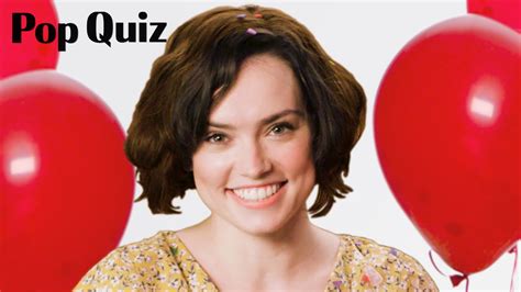 Daisy Ridley Pop Quiz Marie Claire Youtube