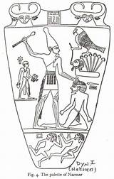 Narmer Paleta Daiquiri Egipto Periodo Temprano sketch template