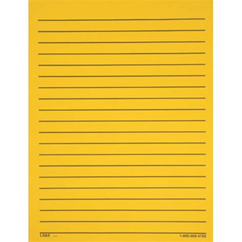 yellow bold  paper single sided  sheets