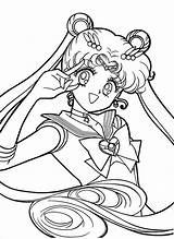 Moon Sailor Coloring Passionate Pages Color Luna sketch template
