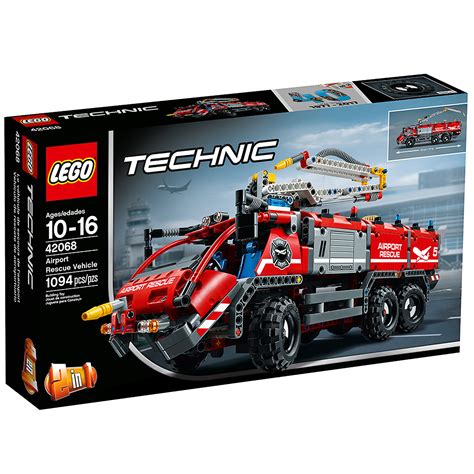 lego technic airport rescue vehicle playone