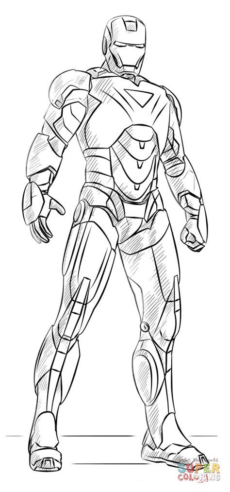 iron man coloring page  printable coloring pages