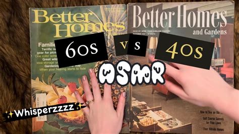 magazine asmr whispers tracing crinkly pages
