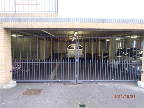 scroll gates  automated double sliding gates  underground private car park sliding gate
