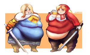 fat hecatia  parsee  touhou obese edition  plumpchu  deviantart