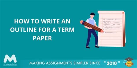 write  outline   term paper