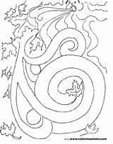 Wind Coloring Pages Blowing Leaves Getdrawings Getcolorings Color Printable Print Drawing sketch template