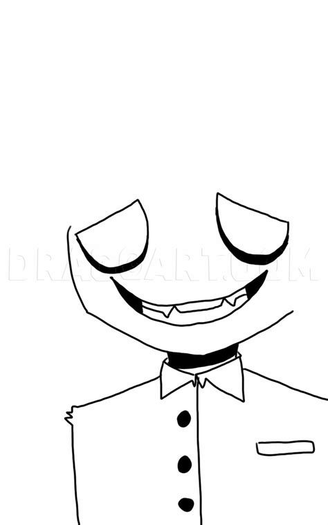 How To Draw Purple Guy Aka Vincent From Fnaf Coloring Page Trace Drawing