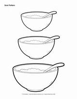 Porridge sketch template