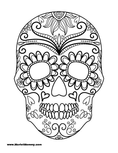 halloween coloring pages printable skull coloring pages halloween