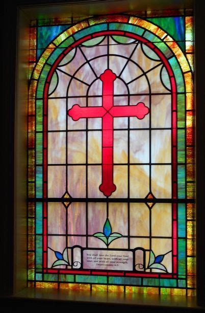 Stained Glass Windows At First Mt Olive Baptist Church In