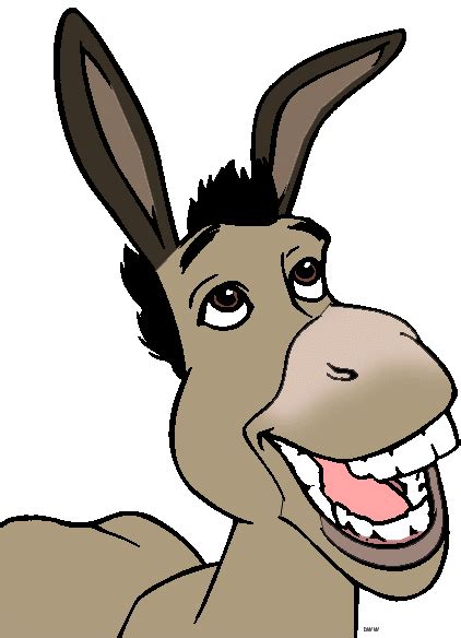 donkey heads clipart