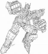 Transformer Coloring Pages Kids sketch template