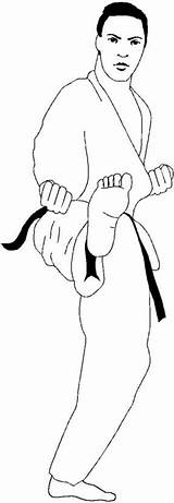 Karate Coloriage Judo Kleurplaten Deportes Sportivo Malvorlage Mewarnai Sporten Imprimer Faciles Kolorowanki Animasi Dibujo Websincloud Coloriages Printen Hugolescargot Gify Malvorlagen sketch template