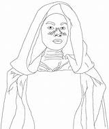 Offee Barriss Realism Lineart sketch template