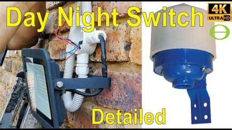 install  day night switch   flood light youtube