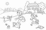 Coloring Pages Summer Fun Family Print Kids sketch template
